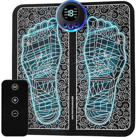 Appareil de massage des pieds pour la neuropathie, appareil de massage corporel complet pour la neuropathie, 8 modes et 19 niveaux d'intensité. (1/5)