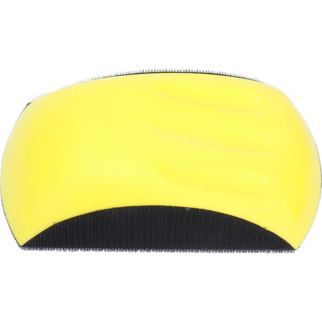 Handschleifklotz in Mausform aus Nylonschaum mit Klettverschluss, Polierpad für Holzbearbeitung, 15 cm (1/5)