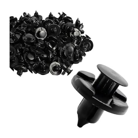 Mandark Lot de 40 clips de fixation pour pare-chocs de voiture, rivets de fixation de pare-chocs de type poussoir, remplacement OEM 01553-09321, accessoires d'intérieur de véhicule, compatibles avec (1/5)