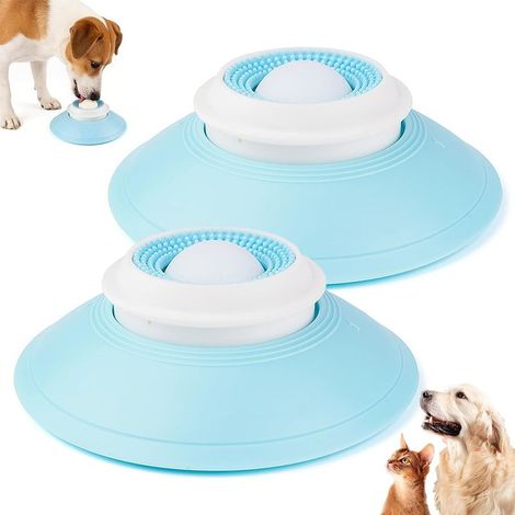 2pcs Lick Bowl pour chiens,Matrice de léchage pour chiens,Dog Slow Feeder Lick Bowl,Jouet De Léchage De Chien,Bol De Léchage pour Chien,Dog Bowl Lick Lick Toy,Pour Préparation Et L'entraînemen (1/5)