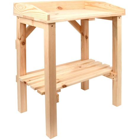 Esschert Design Kinder Pflanztisch aus 100 % FSC® Kiefernholz (1/3)