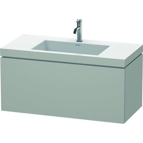 Duravit L-Cube c-bonded Set wandhängend, 1 Auszug, ohne Überlauf, (1/5)