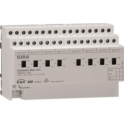 Attuatore Gira 100600 8 canali 16 A compatto