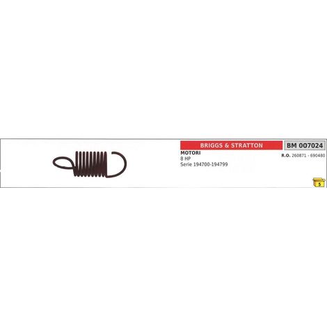 BRIGGS & STRATTON Drehzahlreglerfeder für Rasentraktormotor 8 PS 007024