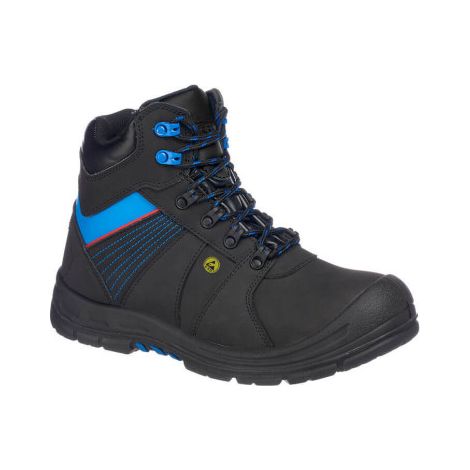 Bota de seguridad para ambientes EDS Protector S3 ESD HRO FD37 42 Negro / Azul