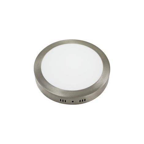 Plafon Led Redondo Niquel 18w Superficie 81.640/r/ni/dia (1/2)