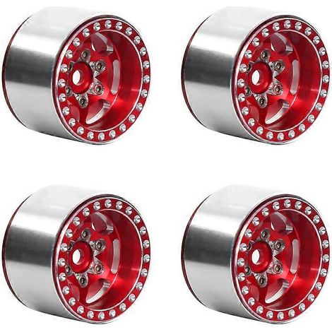Compatible avec les jantes beadlock en métal de 1 pouce pour le crawler RC Traxxas TRX4-M Defender Bronco SCX24 à l'échelle 1/18. (1/5)