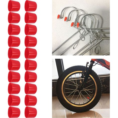 20 manchons de protection pour vis, manchons en plastique, capuchons de protection en PVC, 40 mm (1/5)