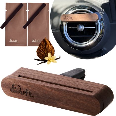 Diffusore di profumo per auto DUFT - diffusore in legno per griglia anteriore + 2 ricariche (1/5)