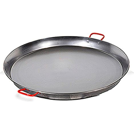 LA IDEAL paellera valenciana de 32 cm. pulida para 5 personas