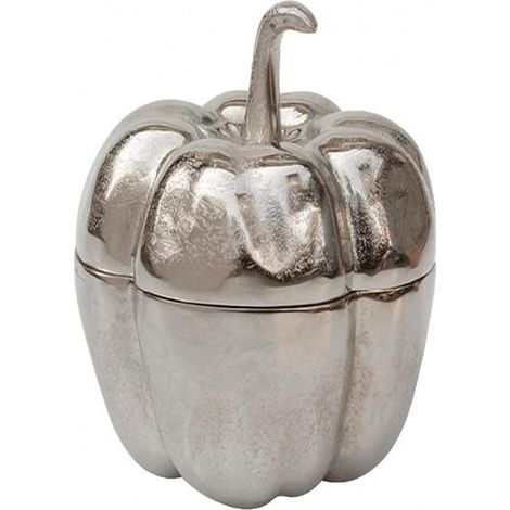 Electroplated Jewelry Box, Silver Aluminum Container, Space-Saving Stem, Candy Dish, for Dressing Table, Console Table, L (1/5)