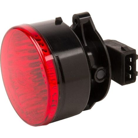Luce freni rotonda 12V rossa fissaggio con viti diametro 66 mm Hella HELLA 2SB009001387