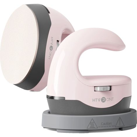 Heißpressmaschine, tragbares Design, einstellbare Temperatureinstellungen, H1 Pastellrosa, EU-a (1/2)