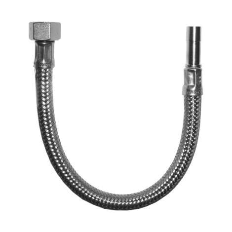 Schell Flexibler Schlauch Panzerschlauch W 270 1/2" Überwurfmutter x 10mm Stutzen 300mm 092160699