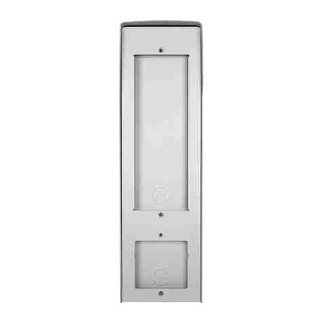 BTI345341 Scatola da parete 4 moduli finitura Alluminio