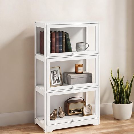 Bibliothèque branco en mDF Acrílico 59 x 30 x 106 cm (1/5)