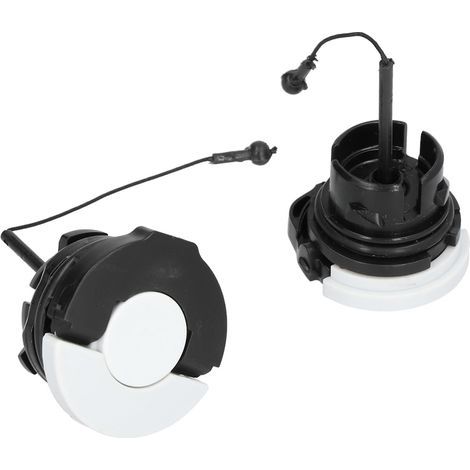 2 pièces Bouchon de Réservoir pour Tronçonneuse STIHL MS210 MS250 MS360, Couvercle Carburant et Huile Moteur (1/5)