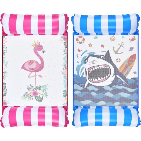 Lot 2 Flotteurs Hamac – Piscine, Adulte, Requin (1/5)