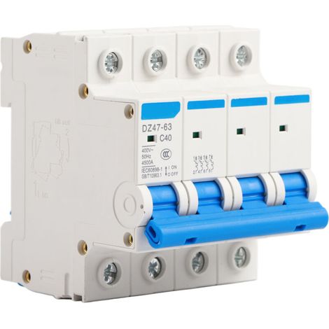 Disjoncteur miniature DZ4763 4P 40A 400V 50Hz (1/5)