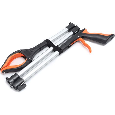 Poubelle pliable en aluminium orange, idéale pour les travaux d'entretien, de réparation et de bricolage.-AquaForge (1/5)