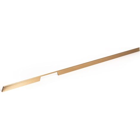 Tirador Rail 0511 - Laton cava cepillado / izqu. / 1120-1150 mm