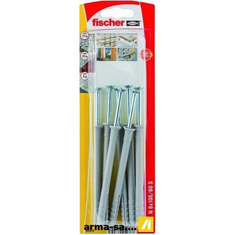Tassello a martello 8 x 100 S/8k - 8 pezzi - Fischer