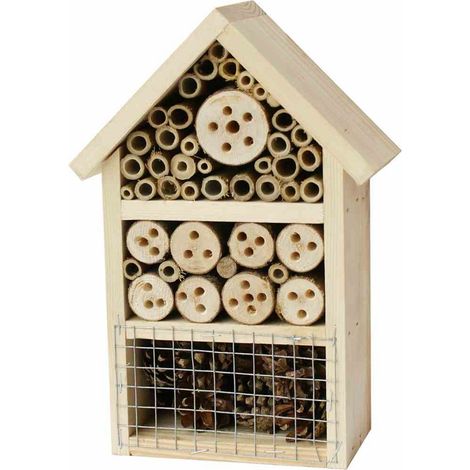Insektenhotel Riga 19x9x29 cm, Kiefernholz (1/4)