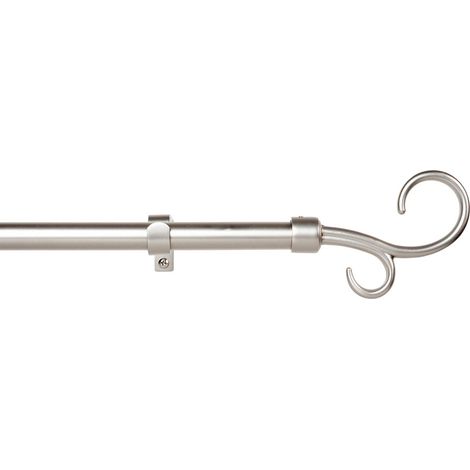 Barre Rideau Extensible Baculo Silver Extensible, Installation Facile, Design Moderne - Cintacor - Stor Planet