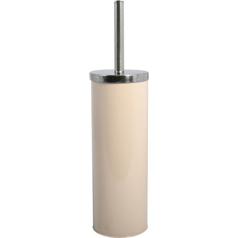 Brosse wc avec support Inox & Acier Beige MSV (1/5)