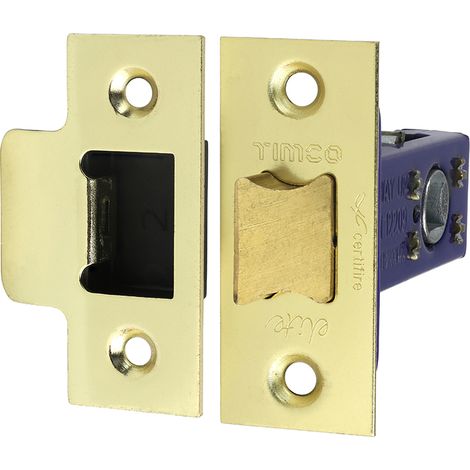 TIMCO Architectural Tubular Latch Electro Brass & Satin Nickel - 64mm