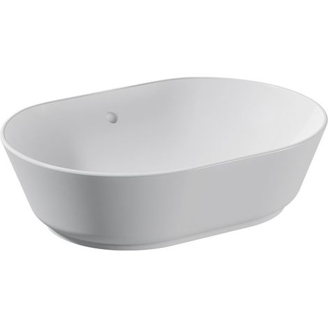 LAVABO GEO SOFT-SQUARE CERAMICA BIANCA 54,5CM