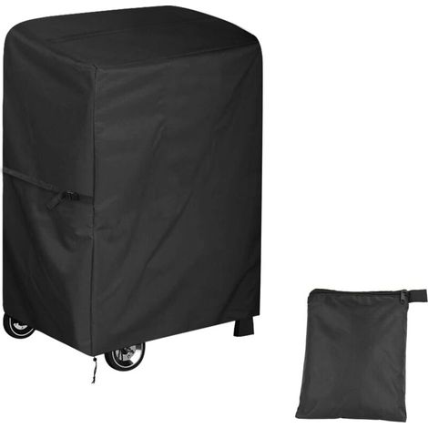 Grillabdeckung, 76 x 66 x 110 cm, universelle Grillabdeckung für den Außenbereich, Grillplattenabdeckung, 420D Oxford-Gewebe, wasserdicht, winddicht, UV-beständig (1/4)