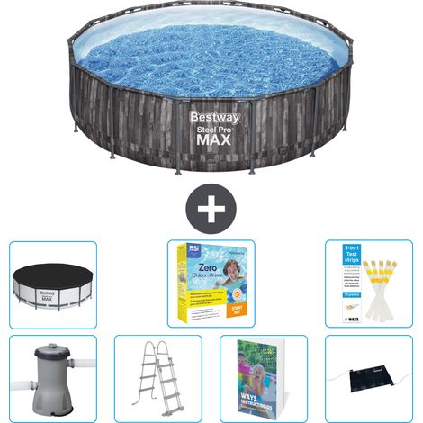 Bestway Steel Pro MAX Rund - 427x107 cm - 8-teilig S582