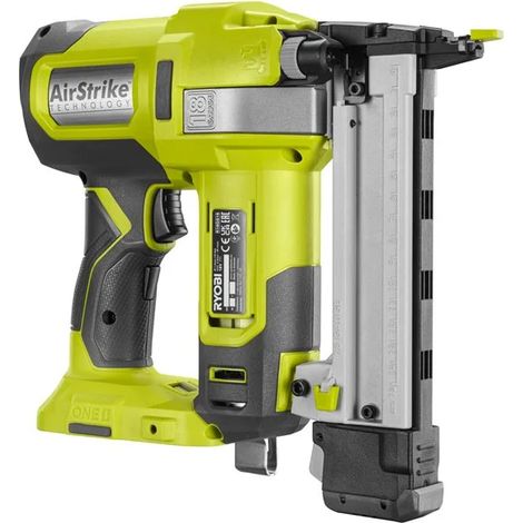 Ryobi – Agrafeuse électroportative sans fil – Technologie AirStrike™ – Longueur d'agrafes 10-38 mm – Capacité chargeur 100 – R18S18G0