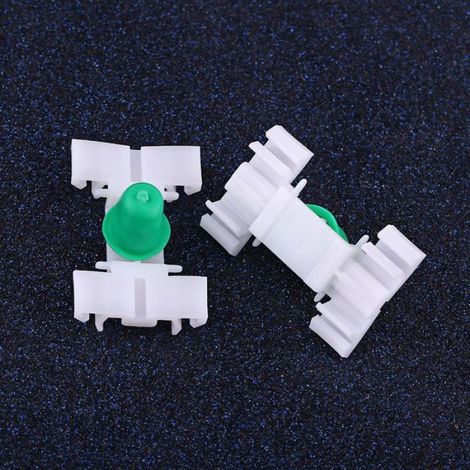 50pcs Clips de garniture de moulure de porte - Blanc Fixation pour Série 3 E36 E46 - Réparation automobile - Plastique (1/5)