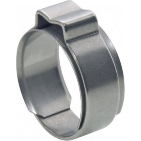 ABRAZADERA DE UNA OREJA CON ARO 13.0-15.3 ZN BLANCO - DAMESA