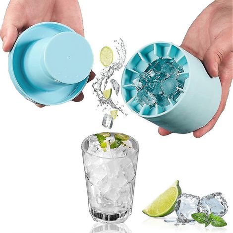 Eiswürfelform aus Silikon – Eiswürfelform aus Silikon mit Deckel – Eiswürfelform – Eiswürfelmaschine (1/5)