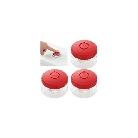 Bouton De Chasse D' Auto-adhésif, 3 Pièces, Bouton De Réservoir De Toilette, Protection des Ongles, Couvercle, Poignée, Bouton De Chasse D' (1/5)