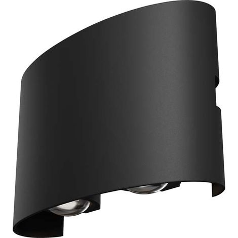 Applique extérieure LED 3000K IP54 noire Strato Maytoni (1/4)