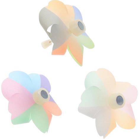 3pièces Moulin à Vent pour Toupie De Accessoire De Jardin Extérieur Jouet pour Tricycle Décoratif De Cyclisme (1/5)
