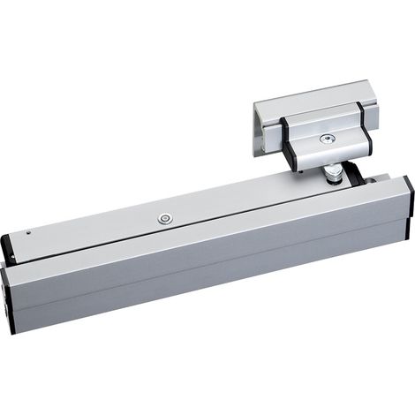 Boîte de compas pour châssis projetant embrasure de 31 à 60 mm, poignée à droite coloris argent - GEZE