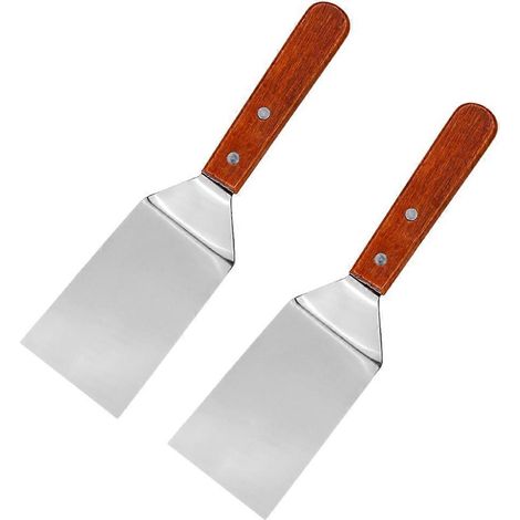 Lot de 2 spatules en nylon pour fromage, crêpes et œufs. (1/5)