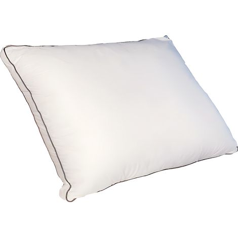 Guanciale sensazione piuma 50 x 70 cm in Percalle di cotone 91 fili/cm² 700 g Bianco - AUXENCE