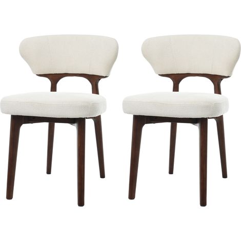Set di 2 sedie da pranzo 47x51x75cm,comode sedie imbottite da cucina con struttura in legno massello e rivestimento in ciniglia,ideali per ufficio,sala da pranzo,soggiorno,cucina,camera da letto, colo