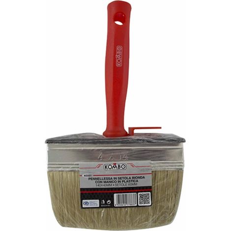 Pennellessa con Manico in Plastica Mix Setole Sintetiche + Naturali 14040mm