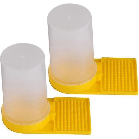 Abreuvoirs pour abeilles en plastique résistant, faciles à installer à l'entrée de la ruche (lot de 2) (1/5)