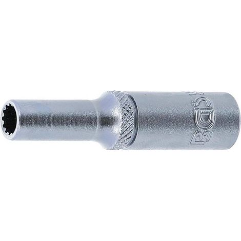 Douille pour Clé Gear Lock Longue 6,3 mm (1/4) - 5 mm - Précision et Durabilité, Acier, Zones Difficiles - D-Work (1/5)