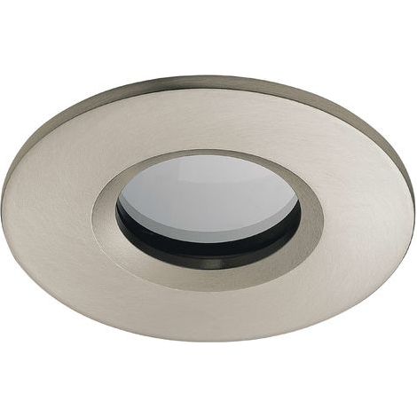 Plafonnier encastré PALMA Fijo redondo IP65 GU10 50W Chromé mat (1/4)
