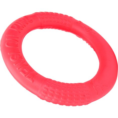 Elastischer EVA-Ring für Hunde, kleiner Ring für Bewegung, Springen und Laufen für Welpen, rot. (1/5)