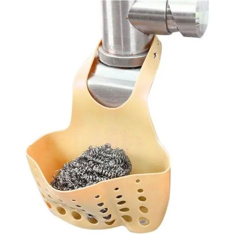 Organisateur de cuisine durable, support suspendu pour évier, passoire, conteneur de rangement pour salle de bain, éponge pour évier de cuisine